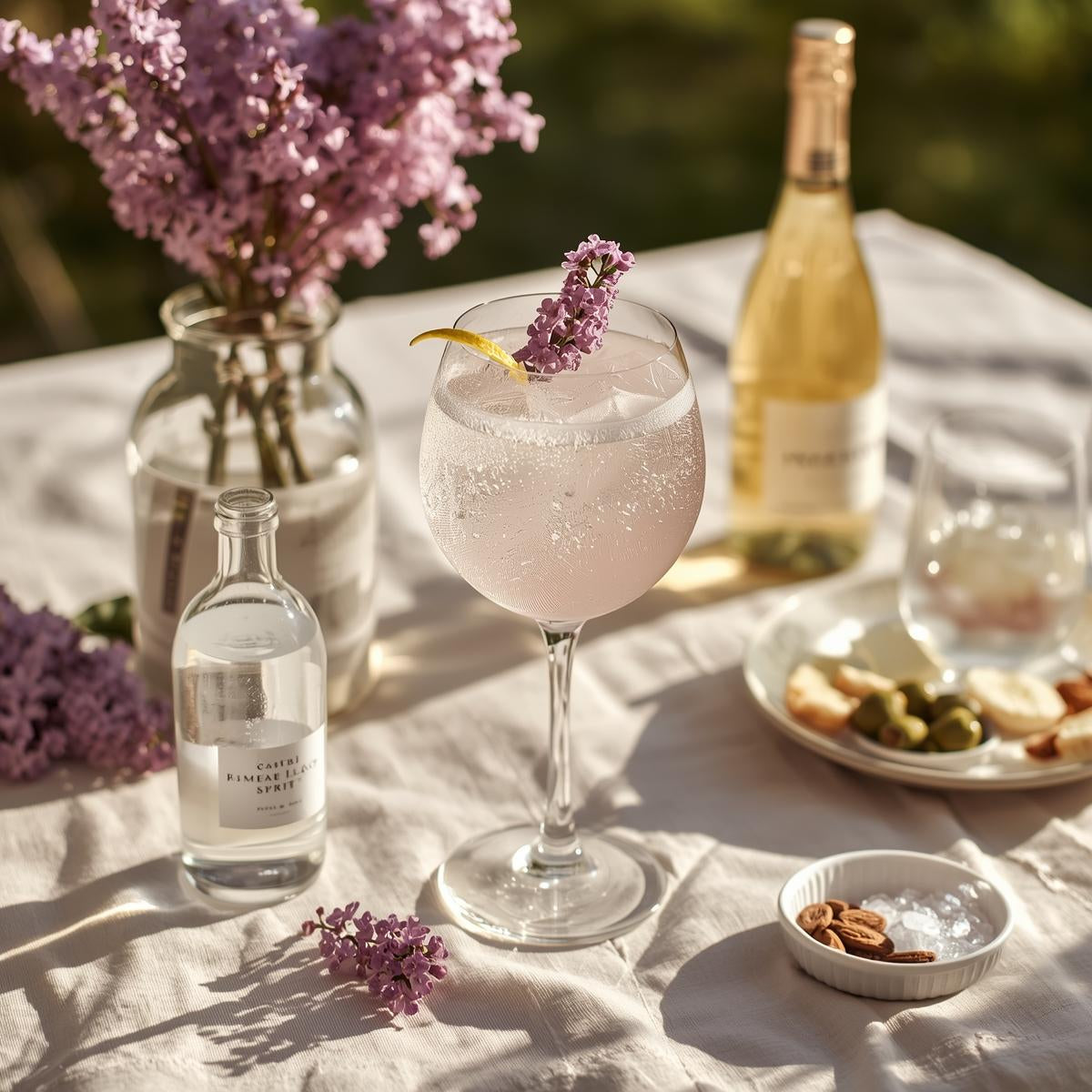Lilac Spritz – a fresh spritz with homemade lilac syrup