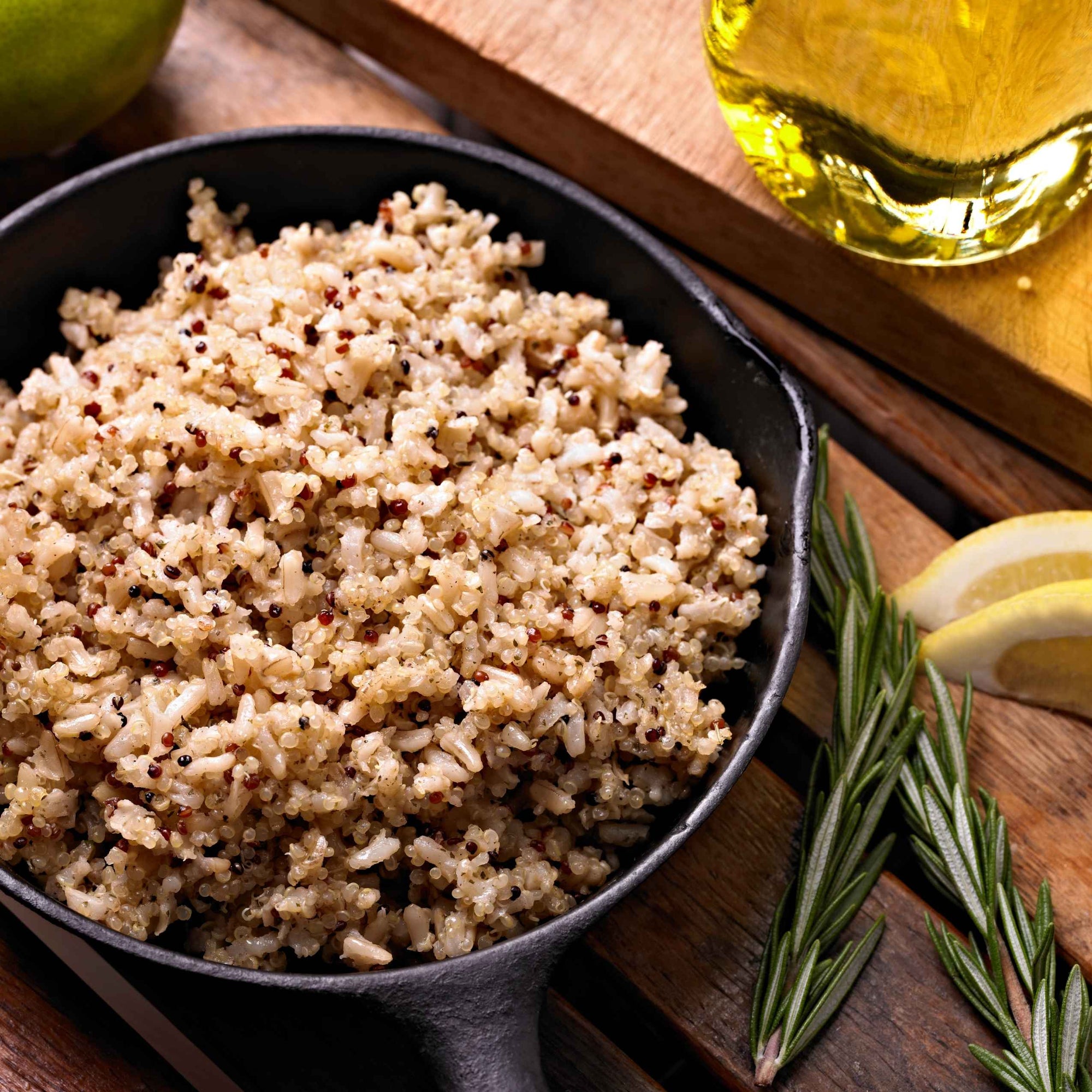 The difference between quinoa, bulgur, couscous, oat groats and wheat berries