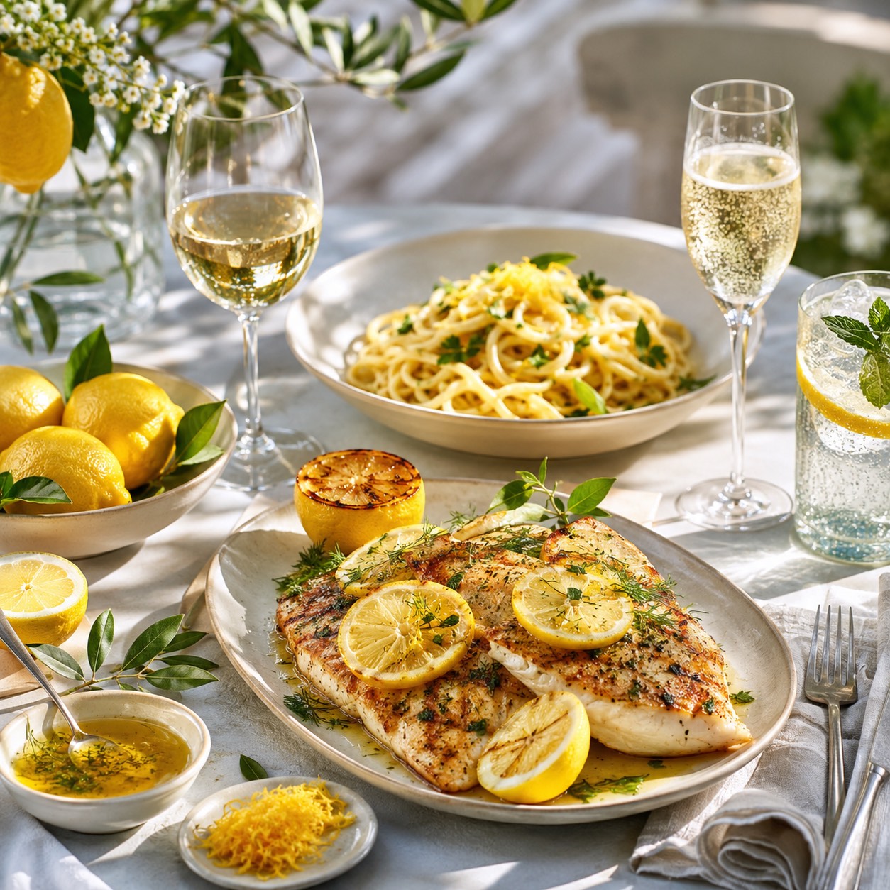 Lemon in Cooking - How to Use It and What to Drink With It