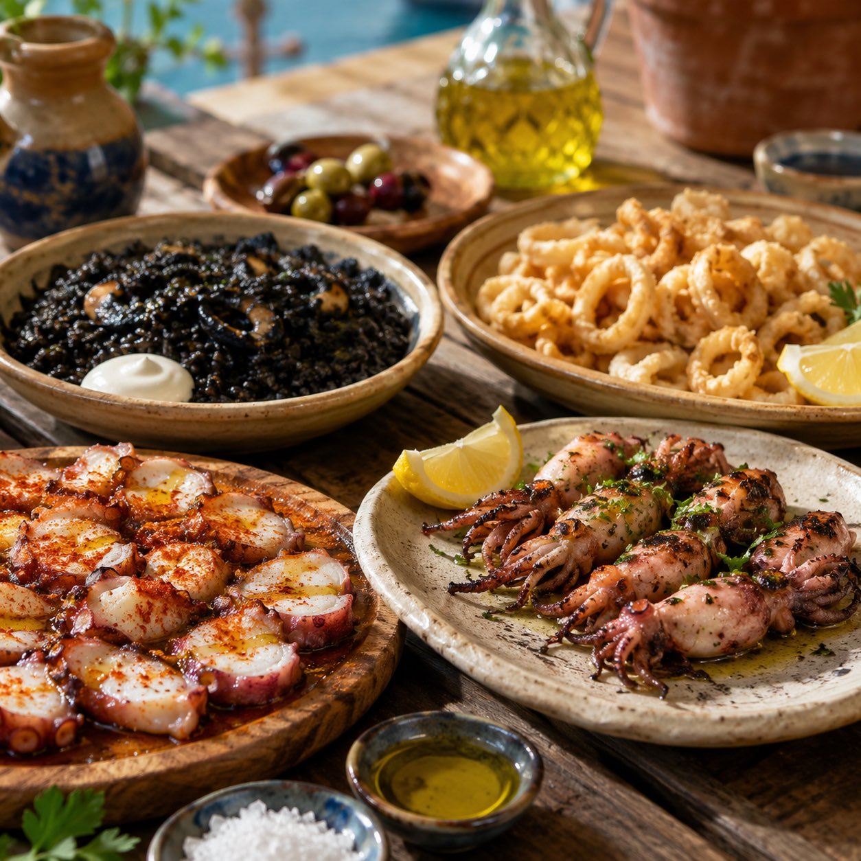 Typical Spanish Octopus and Squid Dishes – From Galician Pulpo to Crispy Calamares