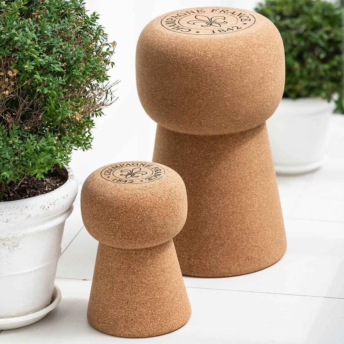 Champagne Cork Stool – An Iconic Interior Detail Made of Natural Cork
