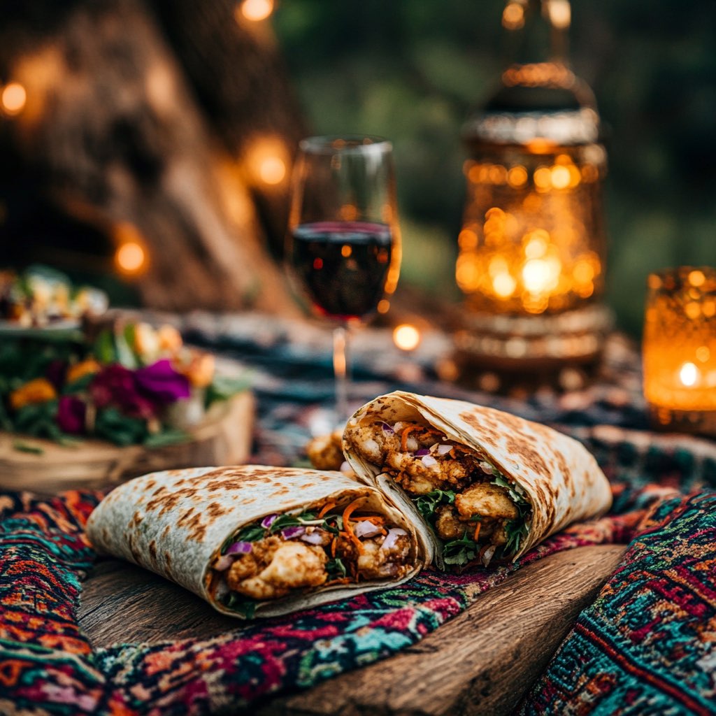 Crispy Chicken Wrap in Air Fryer – Perfect for a Picnic