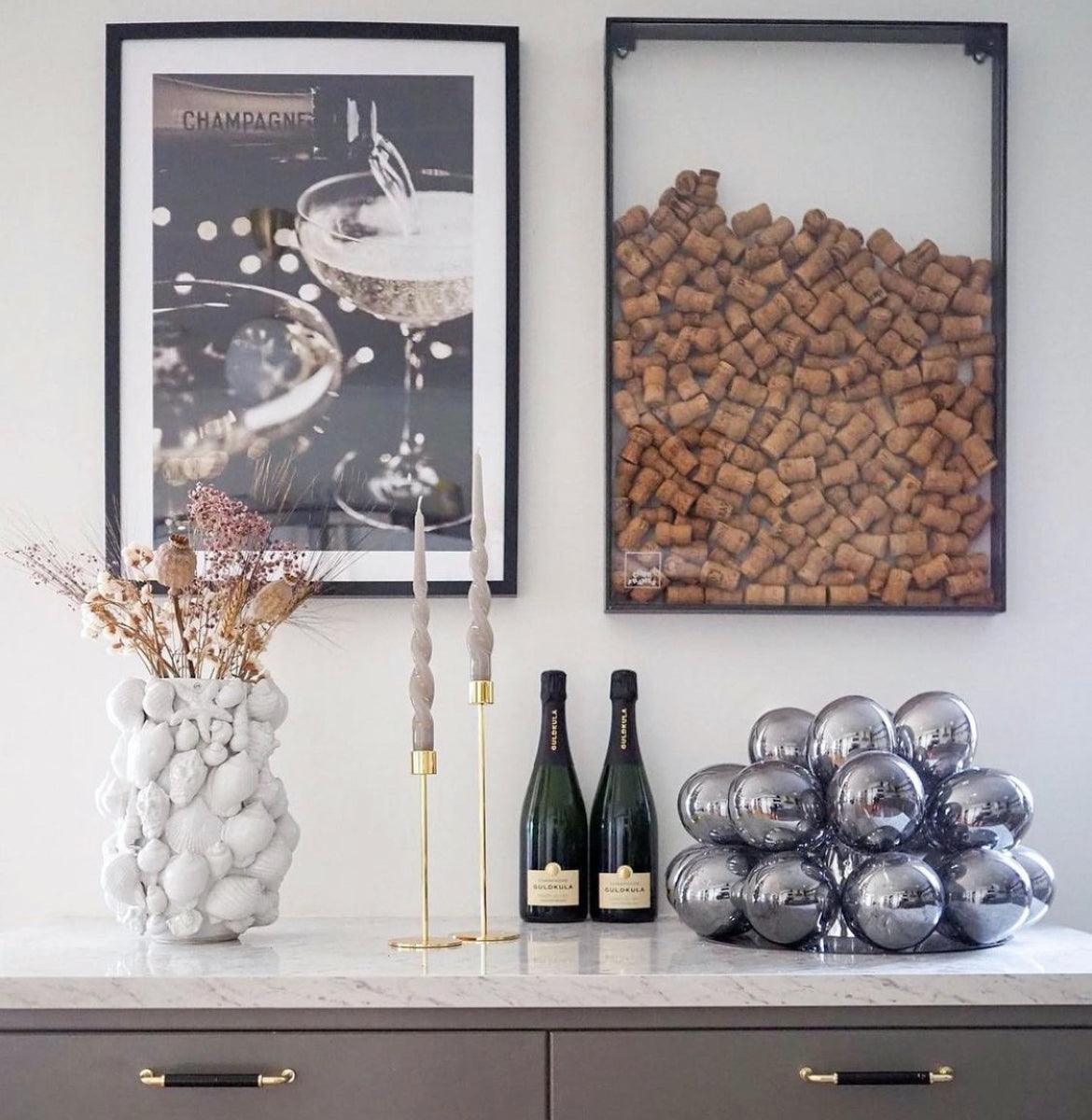 That's why you should store your wine corks in a Cork Frame from Corkframes! - Corkframes.com