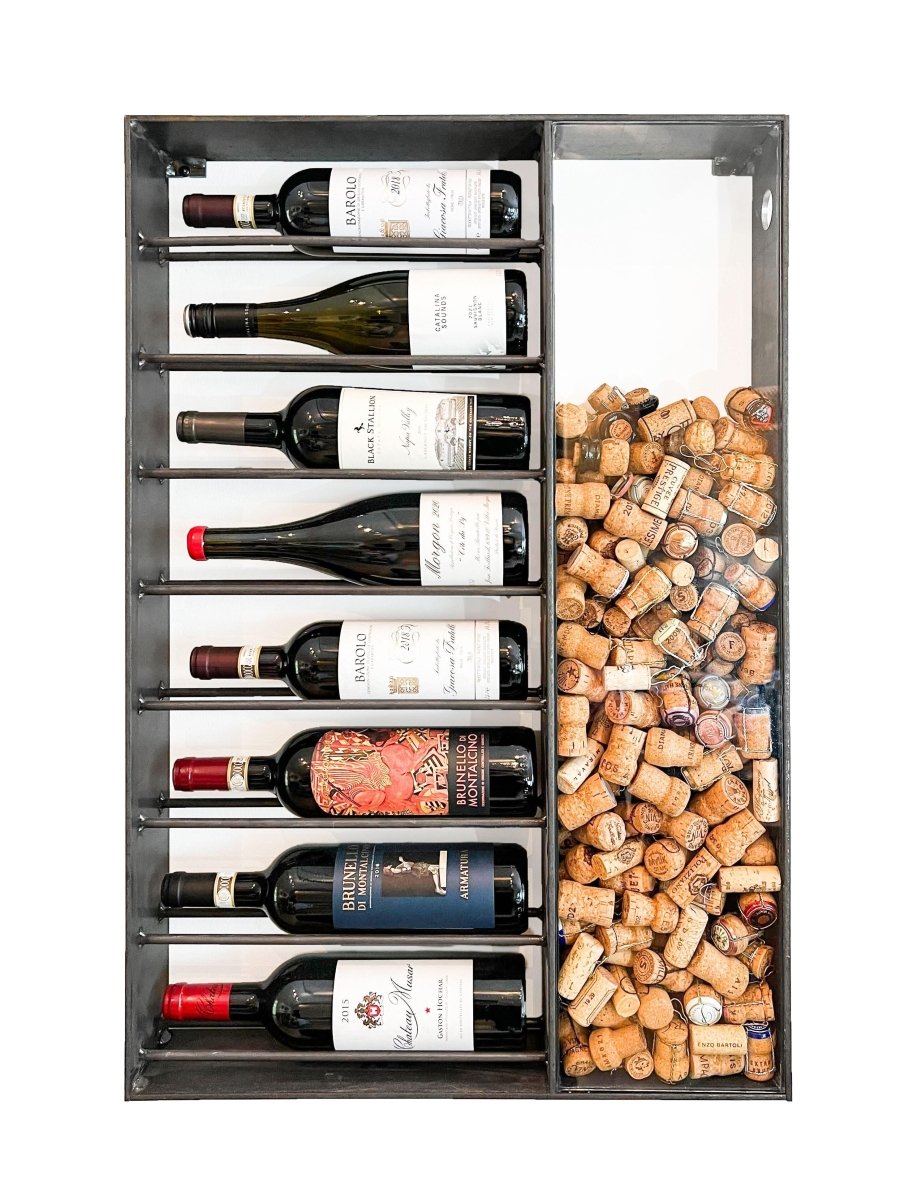 WINE RACK WITH INTEGRATED CORKFRAME - Corkframes.com