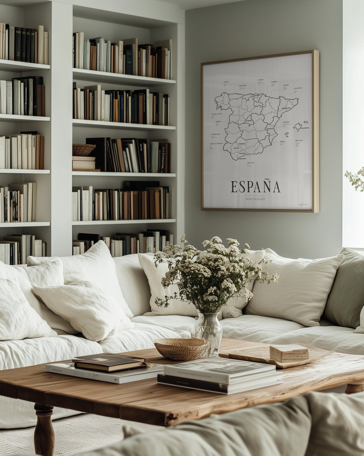 España Wine Region Map