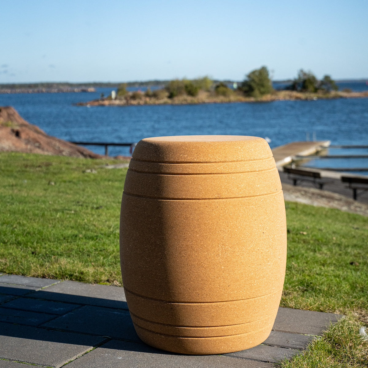 Wine Barrel Cork Stool - Wine Interior