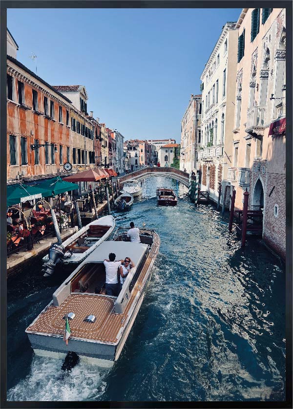 The Canals of Venice – art print by Globefellas