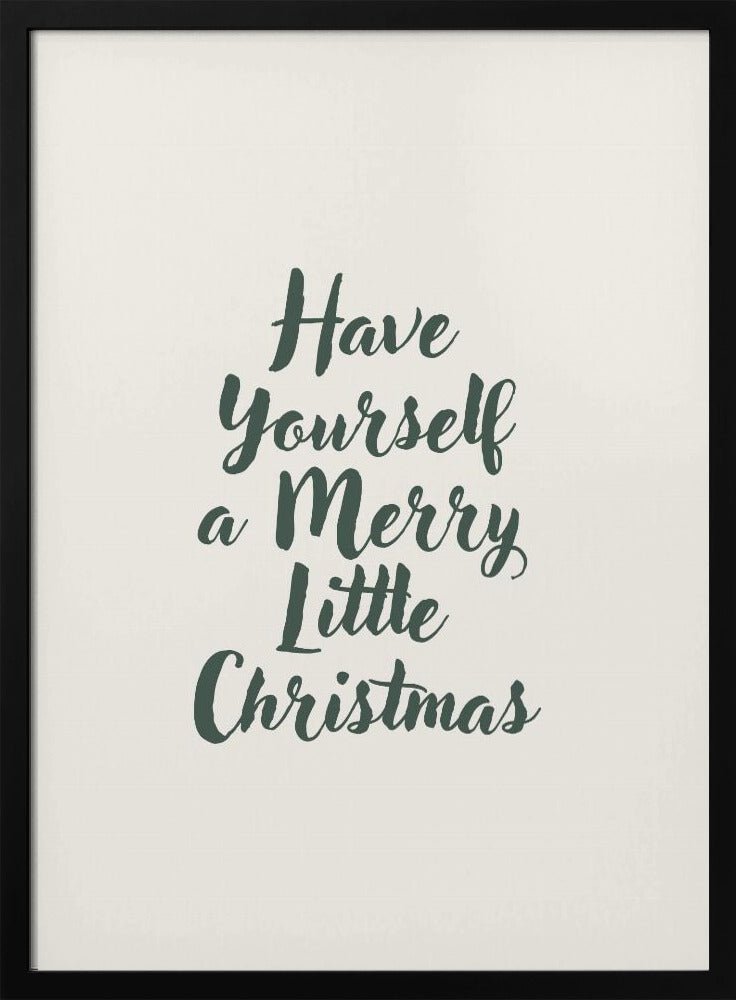 A Merry Little Christmas Poster - Corkframes.com