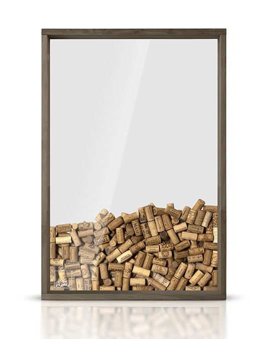 CORKFRAME SMOKED OAK WOOD – 50×70 CM - Corkframes.com