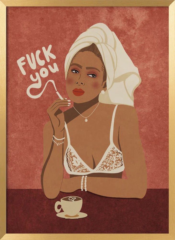 Fuck You Poster - Corkframes.com