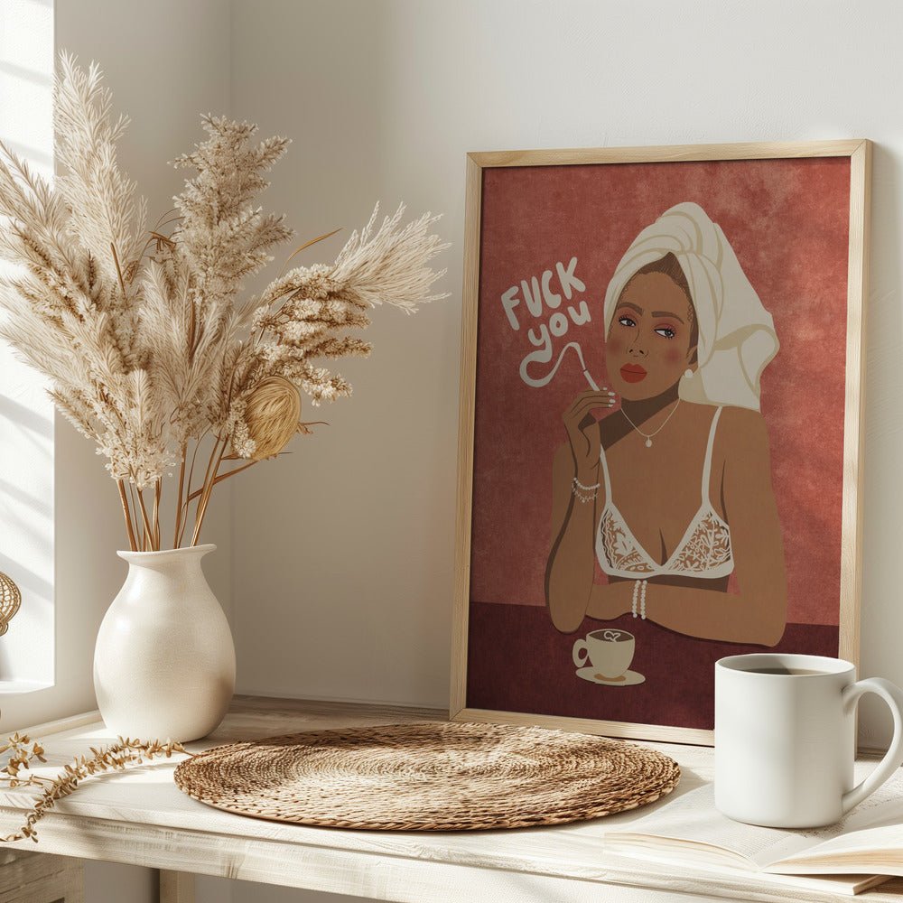 Fuck You Poster - Corkframes.com
