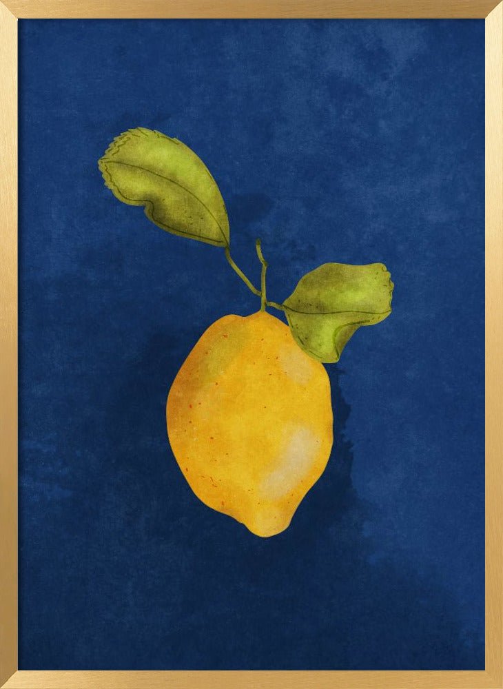 Just A Little Lemon Poster - Corkframes.com