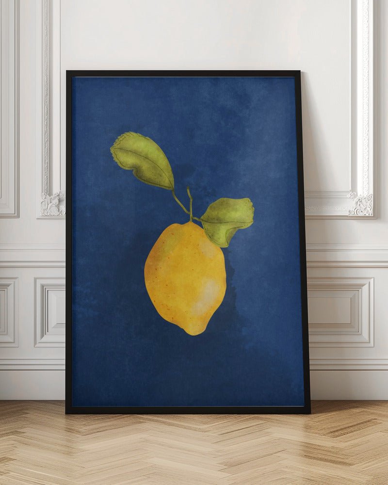 Just A Little Lemon Poster - Corkframes.com