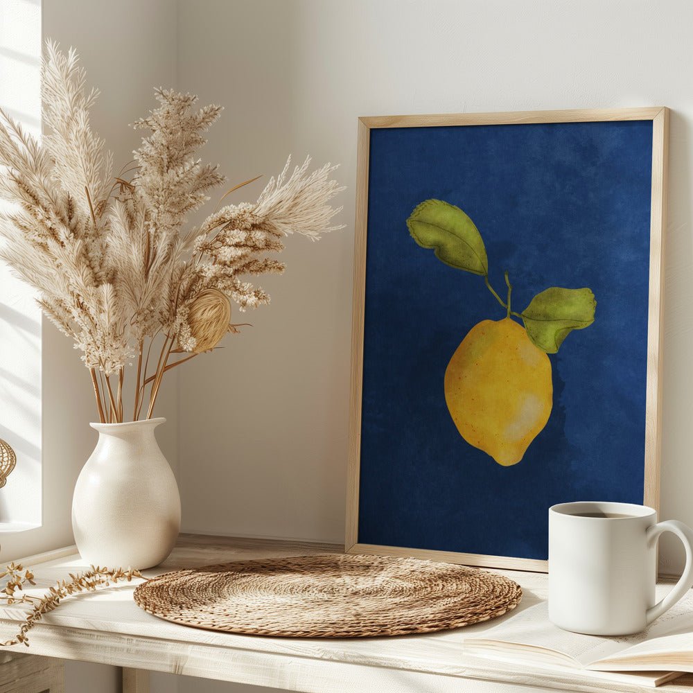 Just A Little Lemon Poster - Corkframes.com