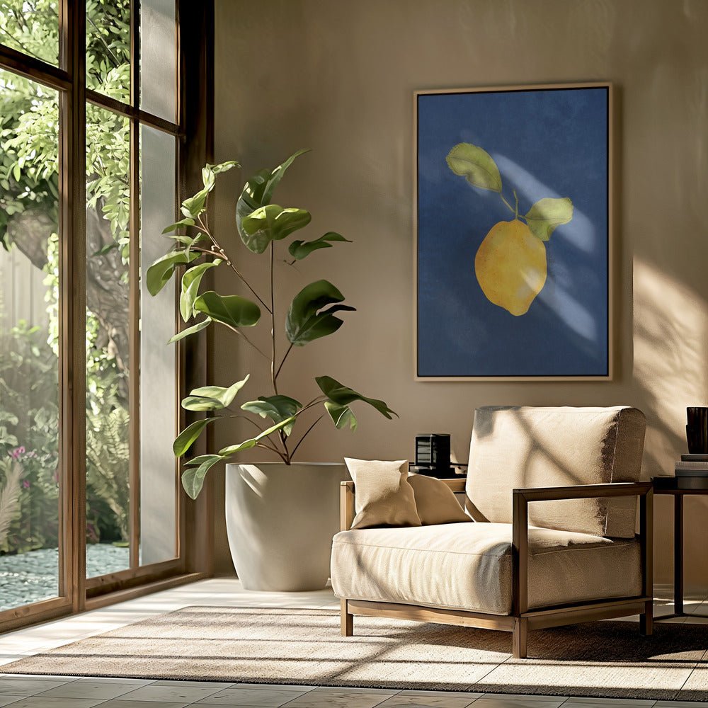 Just A Little Lemon Poster - Corkframes.com