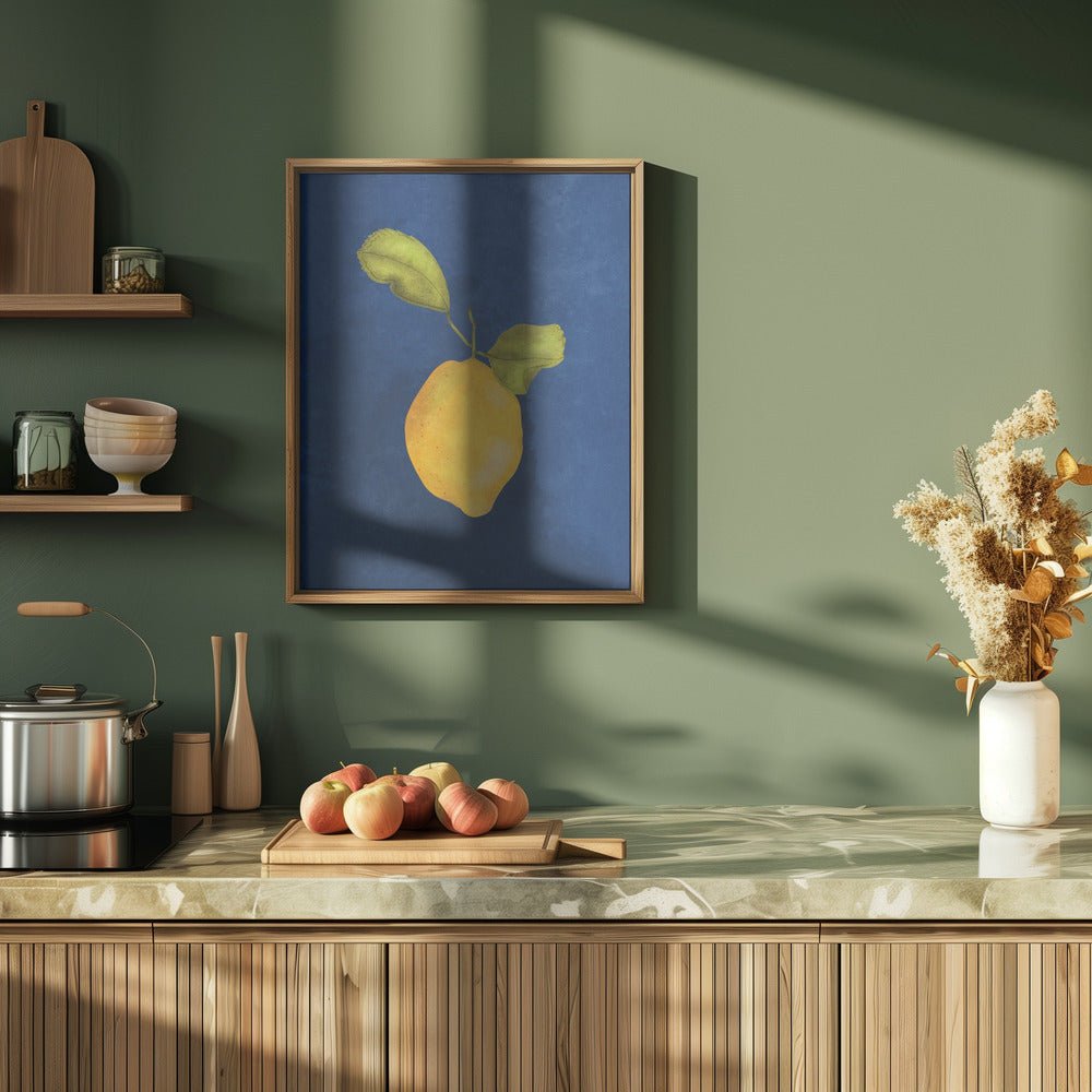 Just A Little Lemon Poster - Corkframes.com