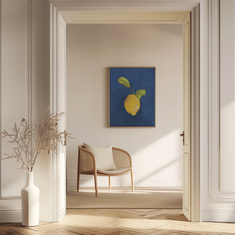Just A Little Lemon Poster - Corkframes.com