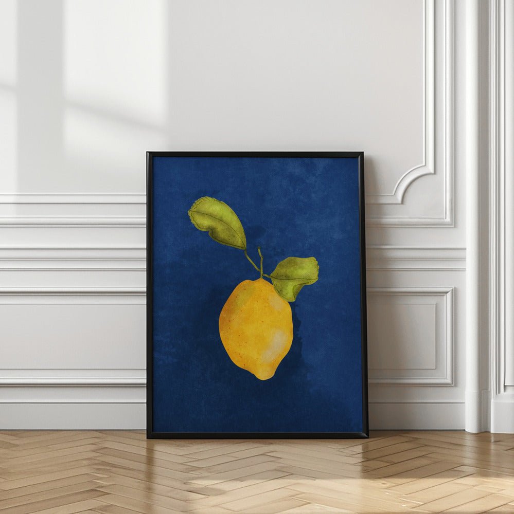 Just A Little Lemon Poster - Corkframes.com