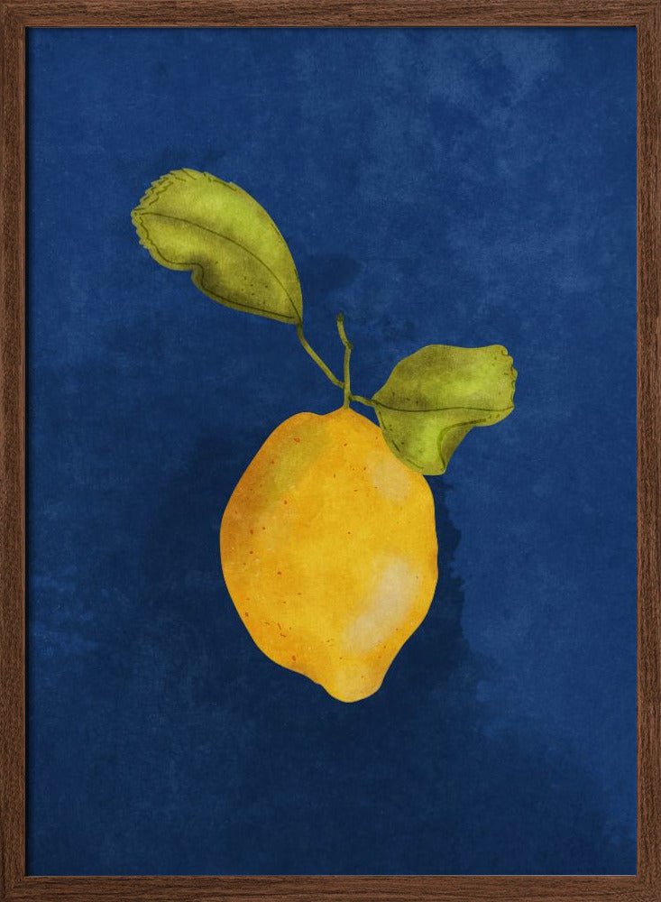 Just A Little Lemon Poster - Corkframes.com