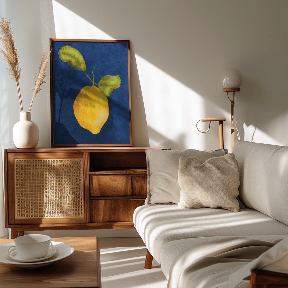 Just A Little Lemon Poster - Corkframes.com