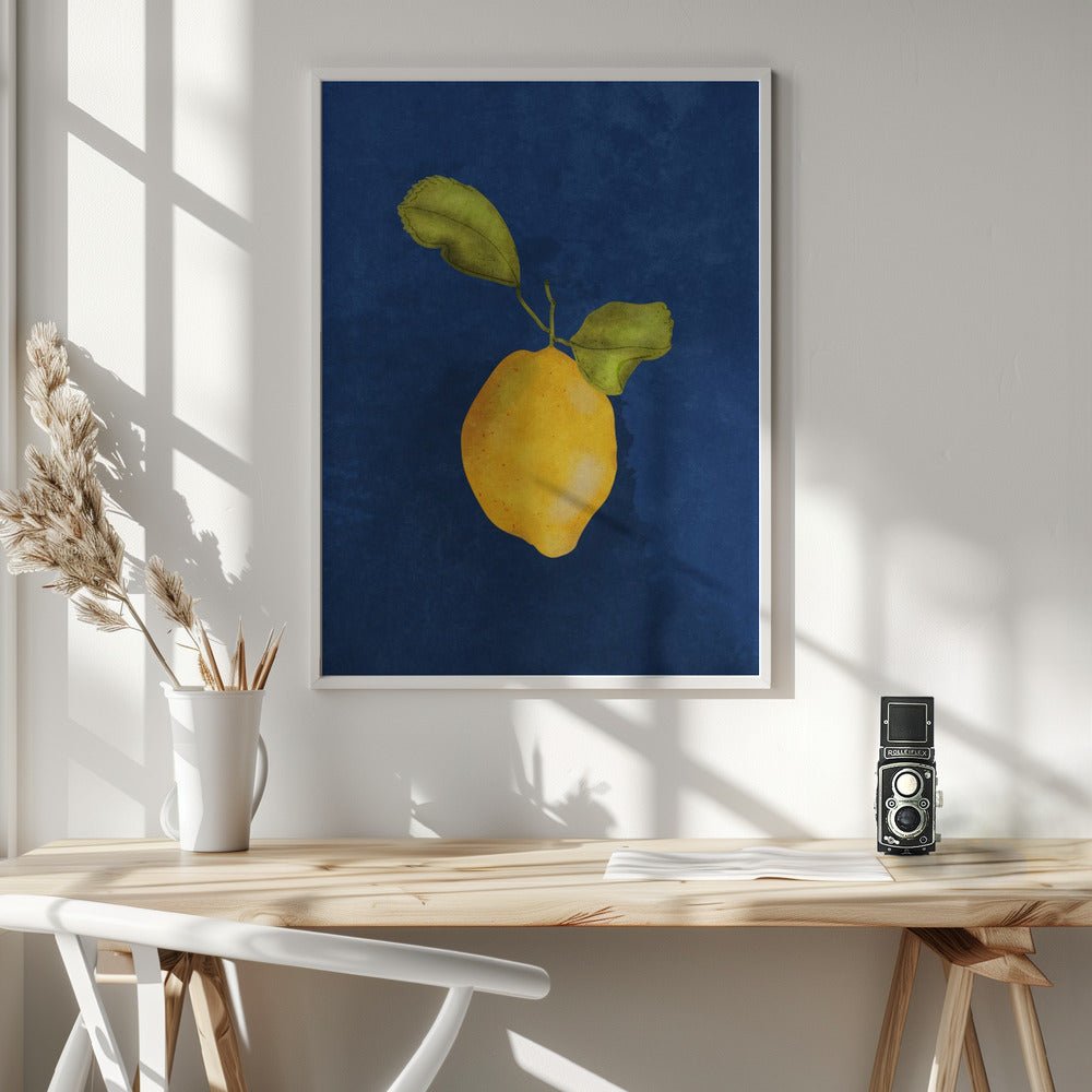Just A Little Lemon Poster - Corkframes.com