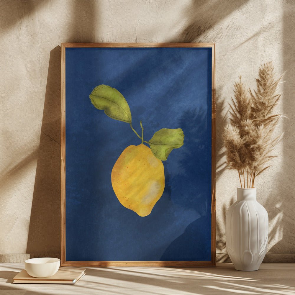 Just A Little Lemon Poster - Corkframes.com