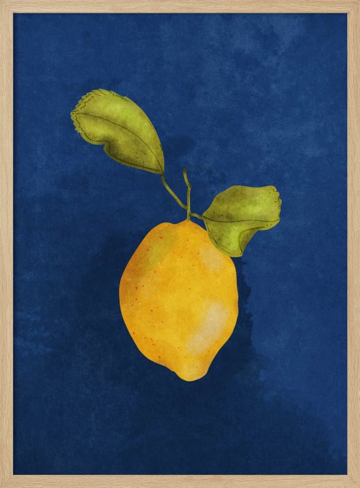 Just A Little Lemon Poster - Corkframes.com
