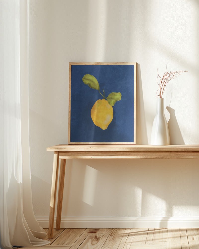 Just A Little Lemon Poster - Corkframes.com