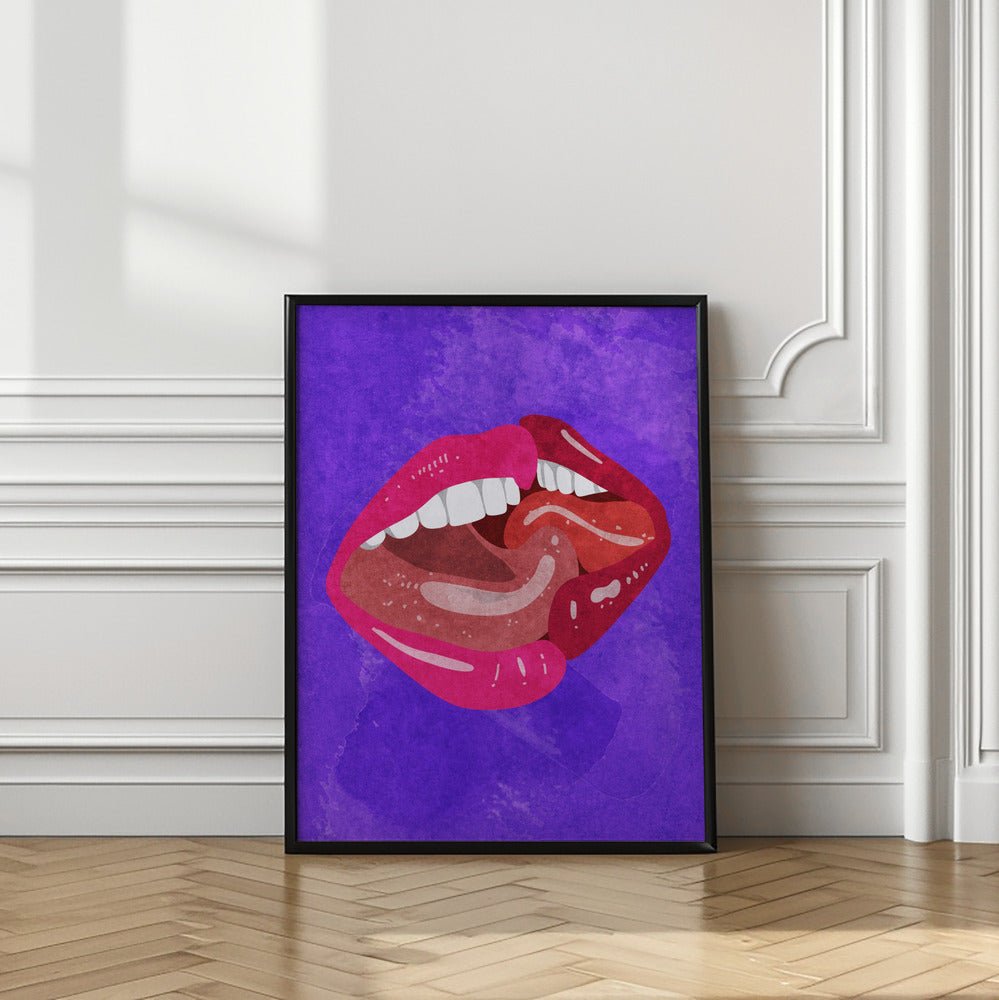 Kissing Poster - Corkframes.com