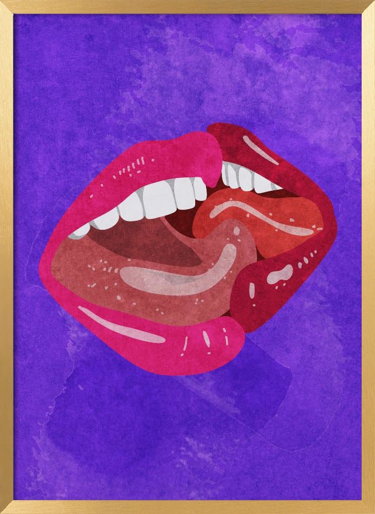 Kissing Poster - Corkframes.com