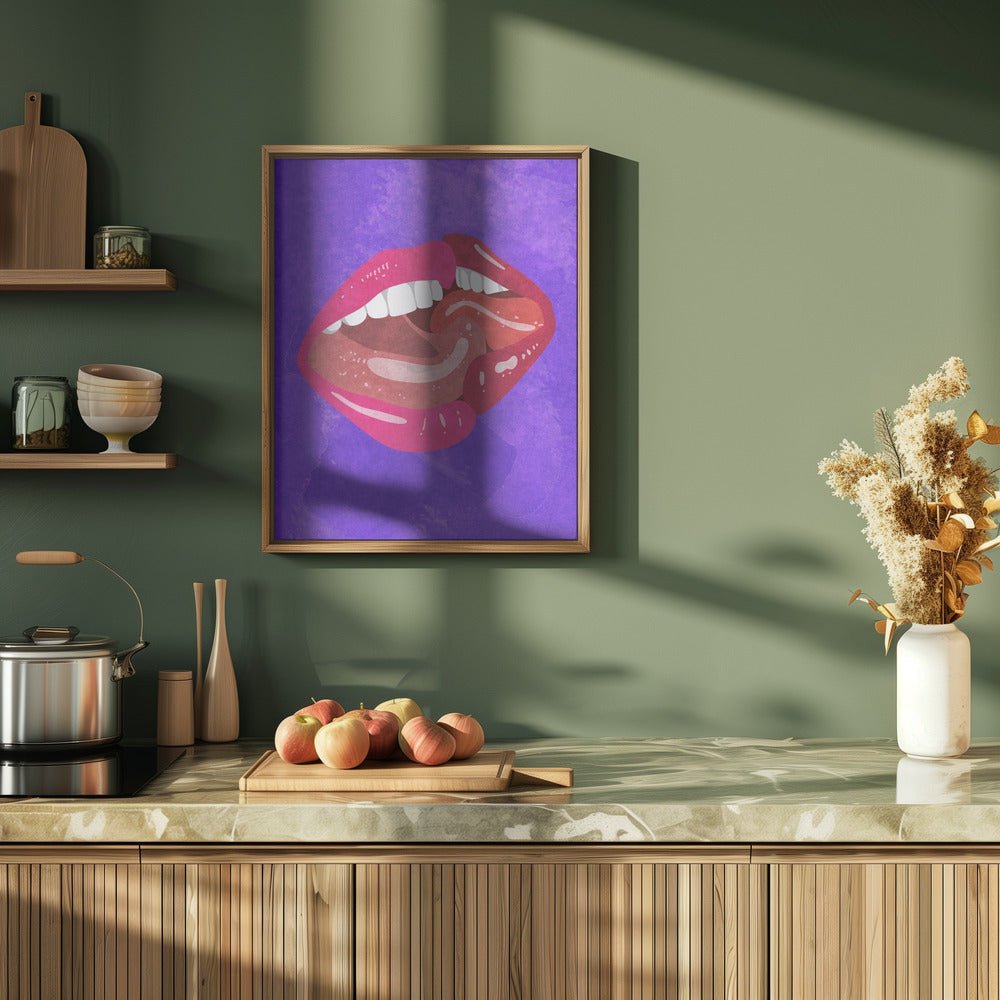 Kissing Poster - Corkframes.com