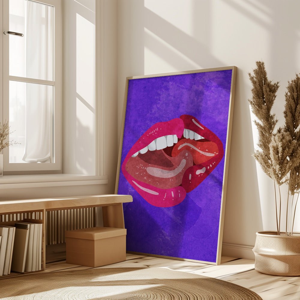 Kissing Poster - Corkframes.com
