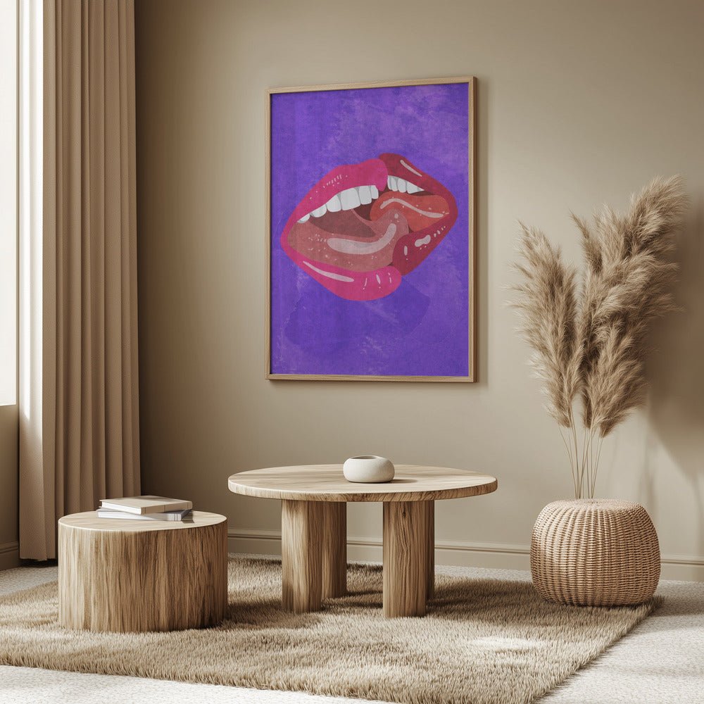 Kissing Poster - Corkframes.com