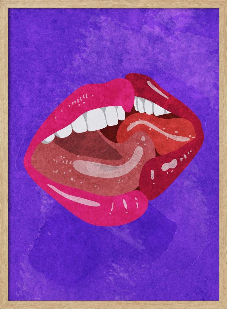 Kissing Poster - Corkframes.com