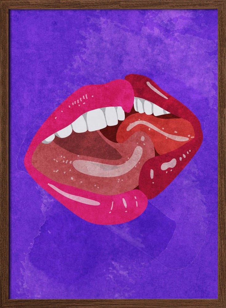 Kissing Poster - Corkframes.com