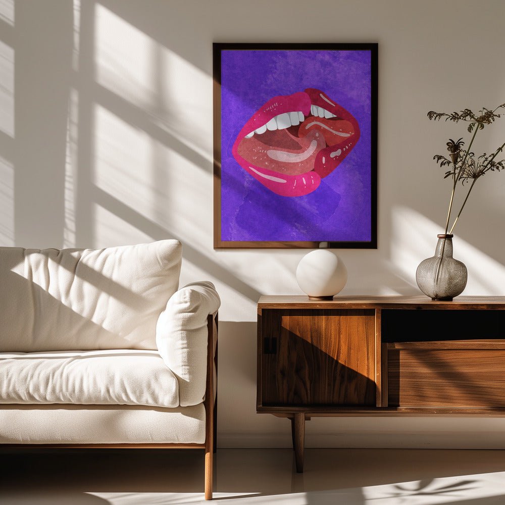 Kissing Poster - Corkframes.com