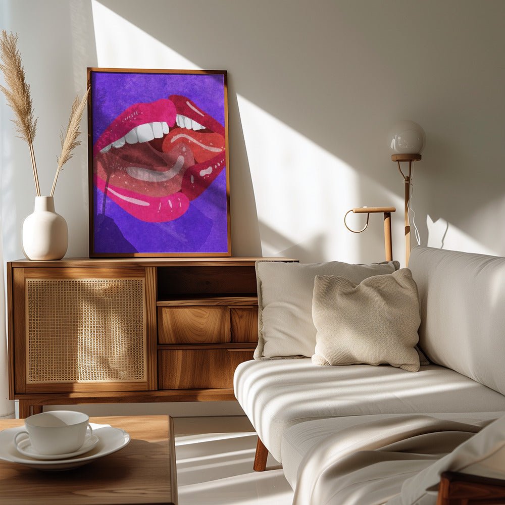 Kissing Poster - Corkframes.com
