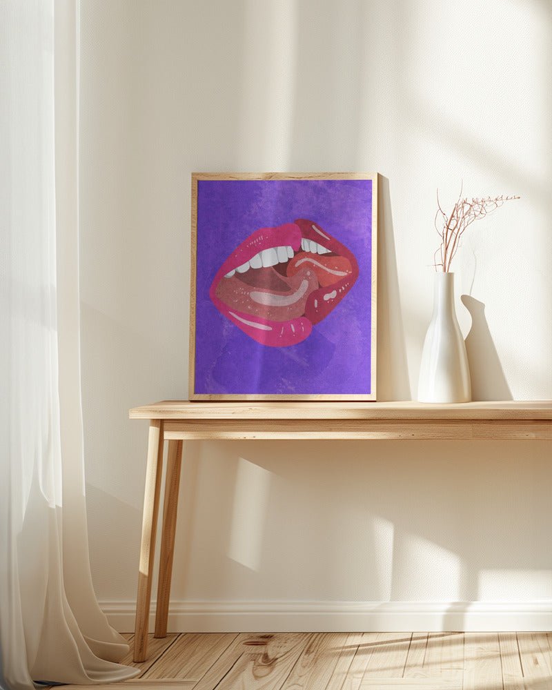 Kissing Poster - Corkframes.com