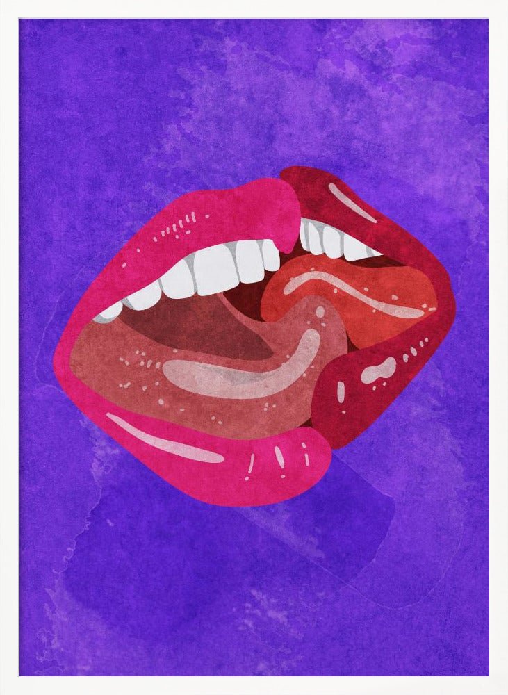 Kissing Poster - Corkframes.com