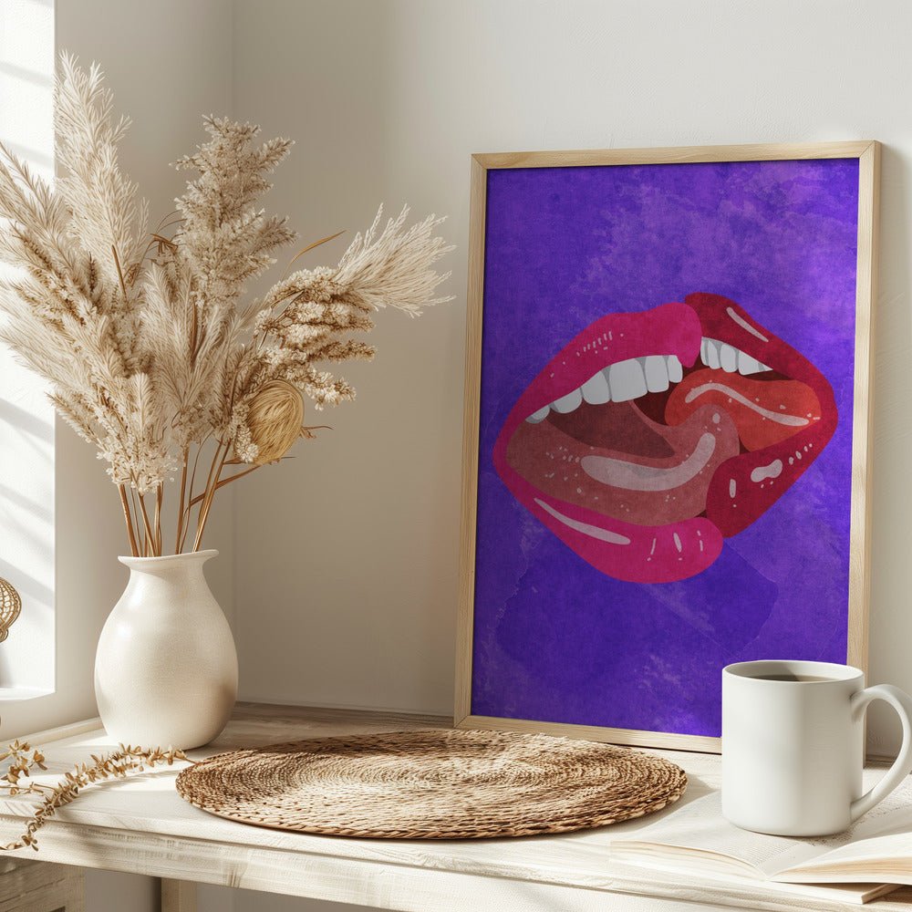 Kissing Poster - Corkframes.com