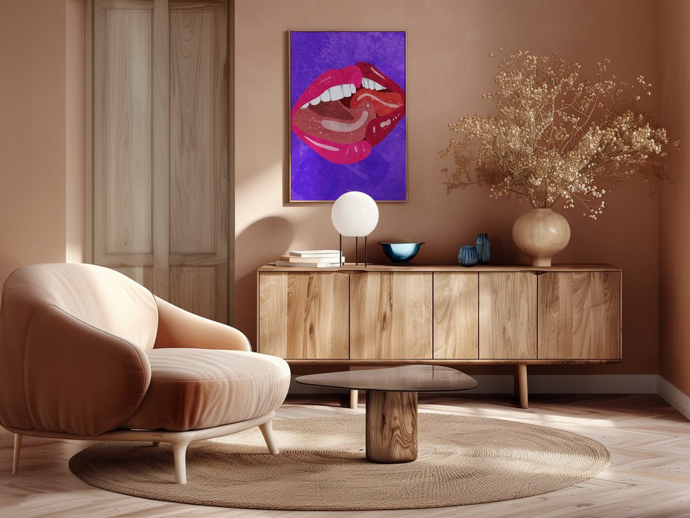 Kissing Poster - Corkframes.com