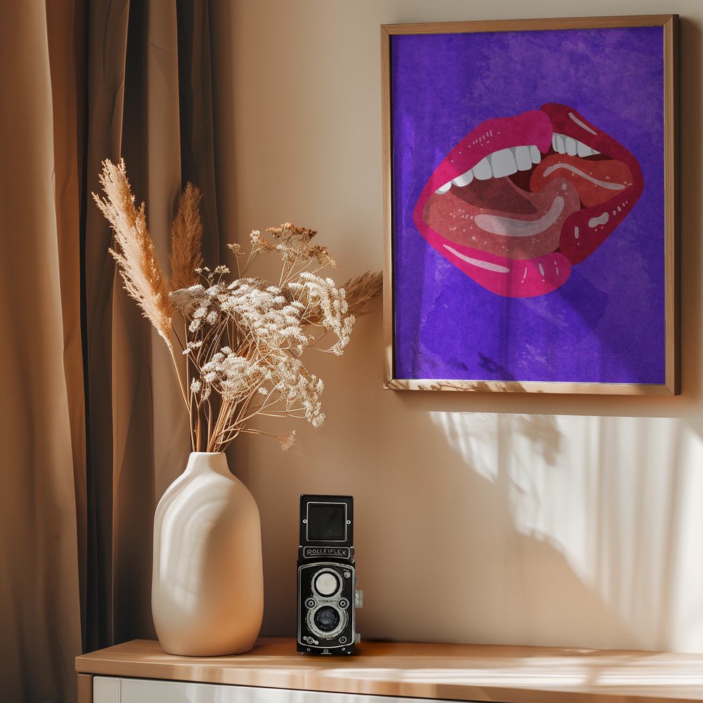 Kissing Poster - Corkframes.com