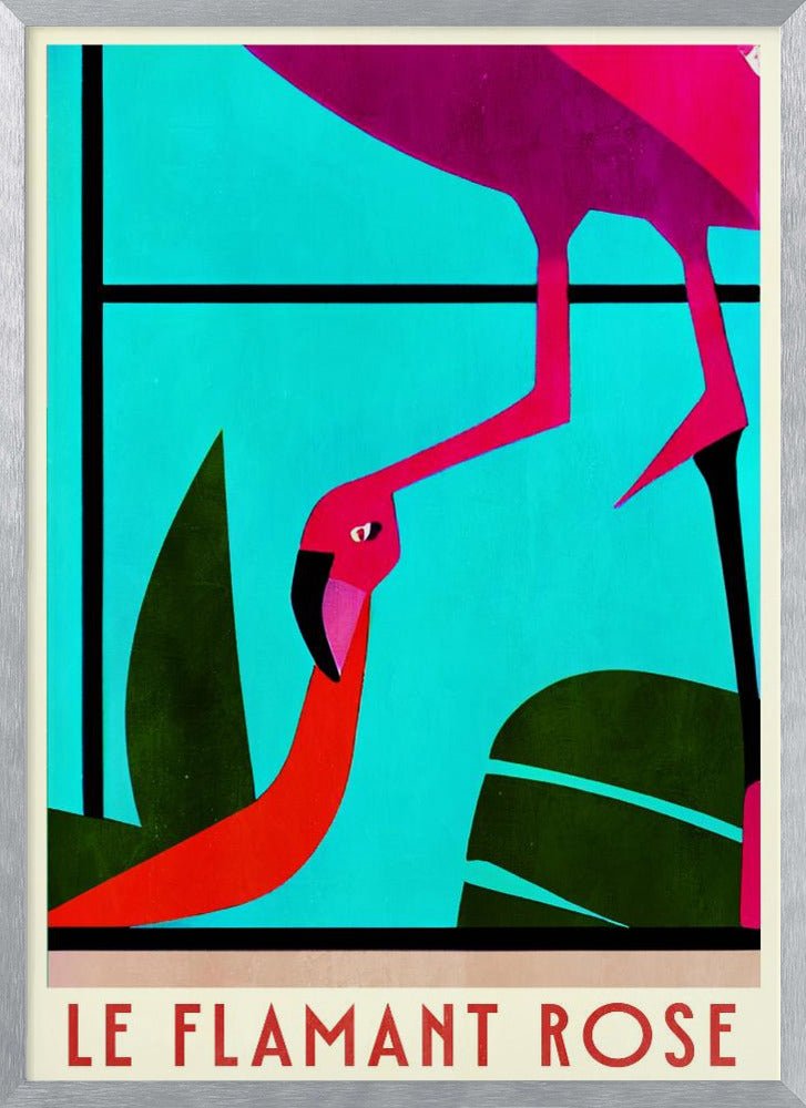 Le Flamant Rosé Poster - Corkframes.com