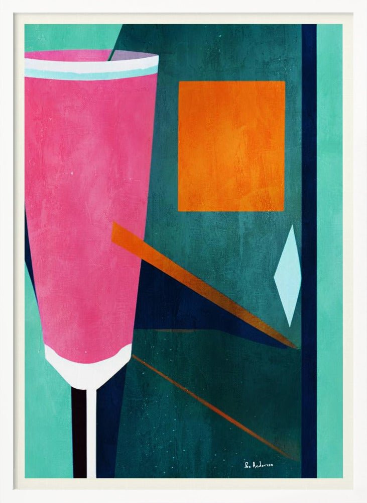 Mon Petite Crement Rosé Poster - Corkframes.com