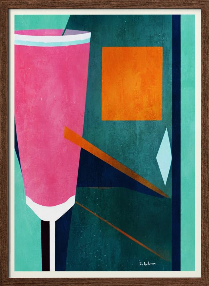 Mon Petite Crement Rosé Poster - Corkframes.com