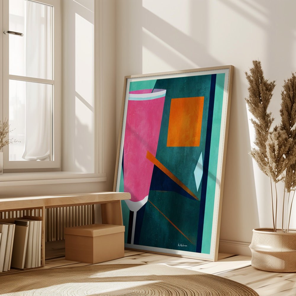 Mon Petite Crement Rosé Poster - Corkframes.com