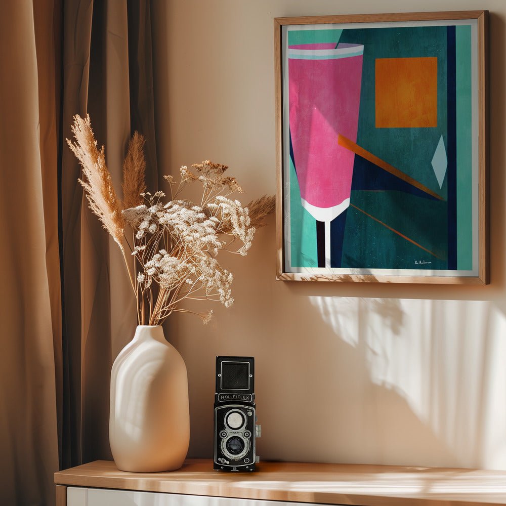 Mon Petite Crement Rosé Poster - Corkframes.com