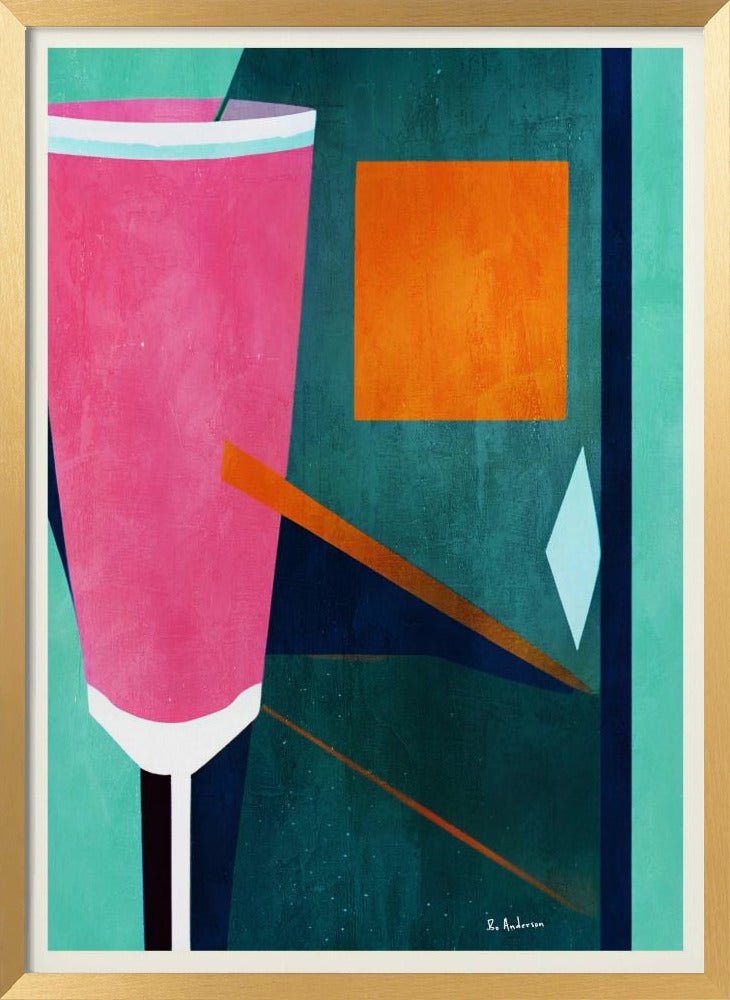 Mon Petite Crement Rosé Poster - Corkframes.com