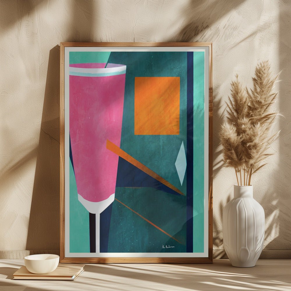 Mon Petite Crement Rosé Poster - Corkframes.com