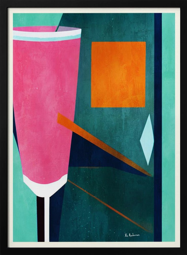 Mon Petite Crement Rosé Poster - Corkframes.com